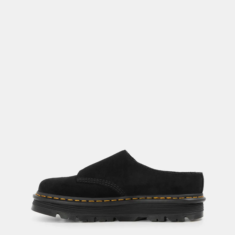 Dr Martens ZebZag Anywair Warm Lined Suede Mules in Black, additional product view 2