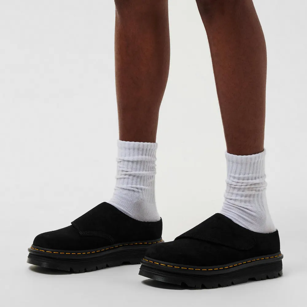 Dr Martens ZebZag Anywair Warm Lined Suede Mules in Black, additional product view 3