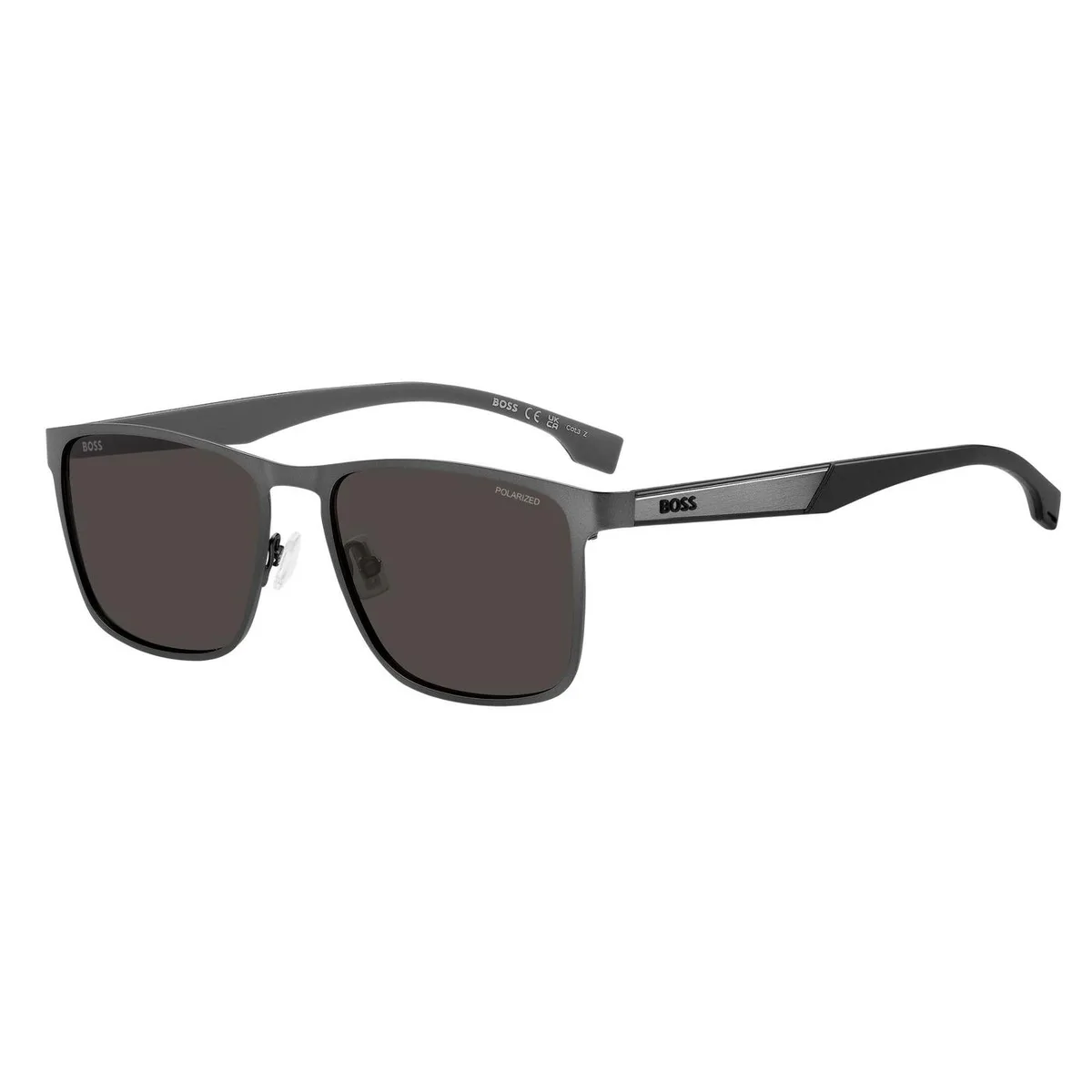 Boss Men's Polarised Stainless Steel Aviator Sunglasses