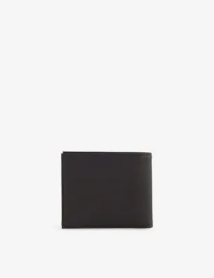 EMPORIO ARMANI Logo-Plaque Billfold Faux-Leather Wallet detail 3