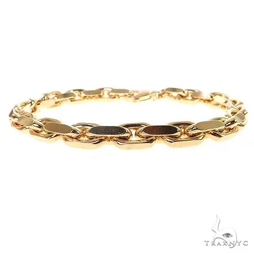 JALGAS - ROYAL CHAIN GROUP 14K Yellow Gold Solid Cable Bracelet 8.25 Inches 6mm 68374
