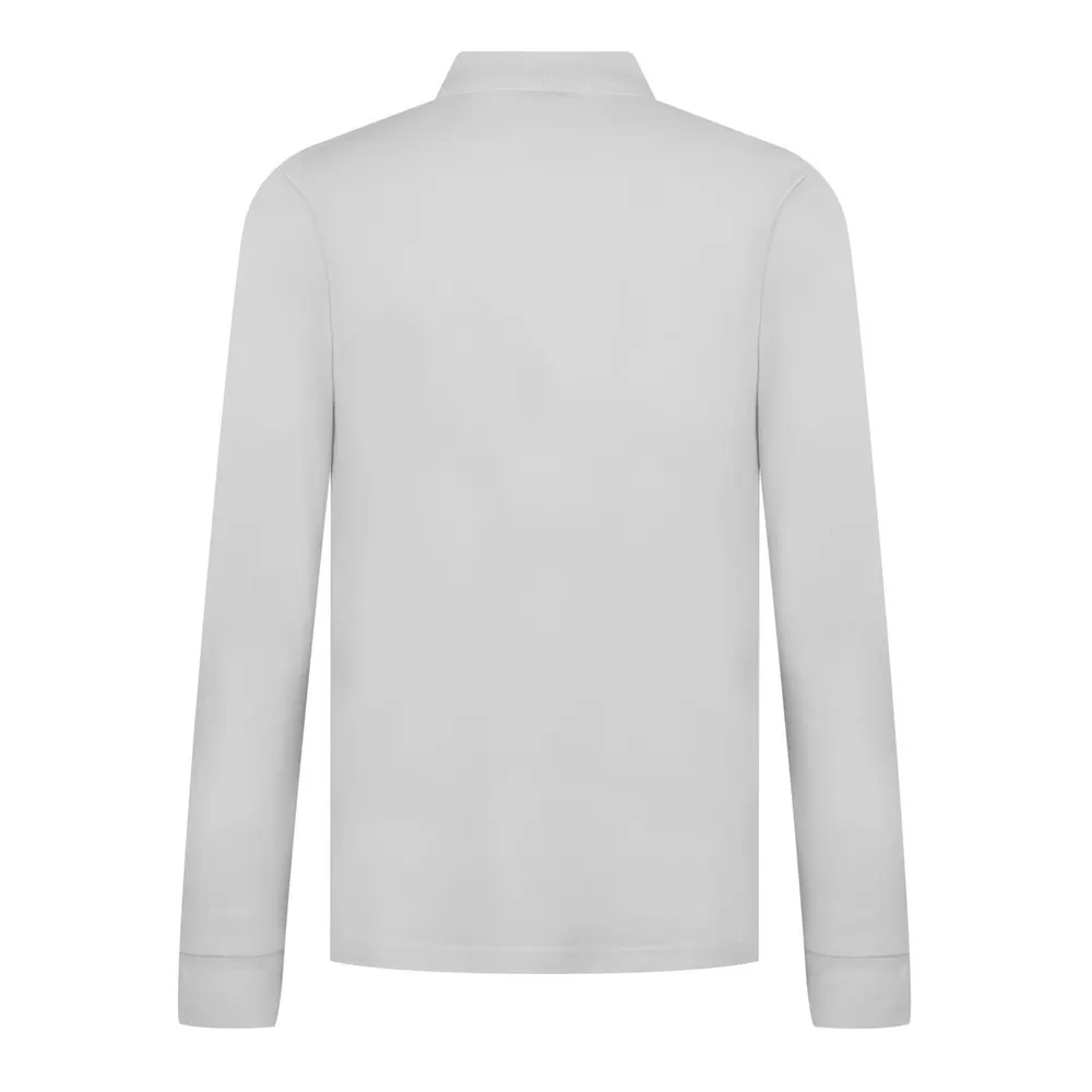 Boss Mens BOSS ORANGE Passerby Premium Cotton Long Sleeve Polo Shirt with Logo Detail detail 2
