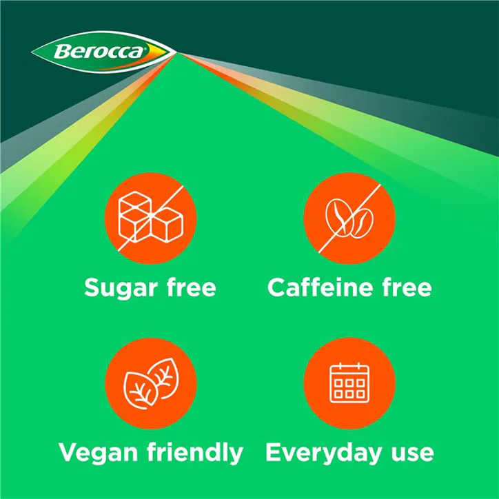 Berocca Energy Effervescent Tablets Orange 30 Tablets, additional product view 3
