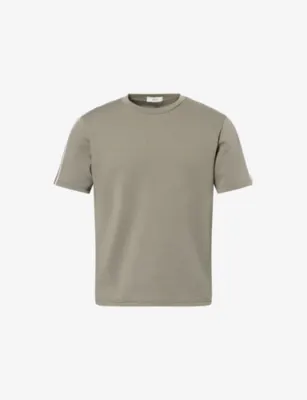ARNE Contrasting-Trim Short-Sleeve Cotton-Blend T-shirt