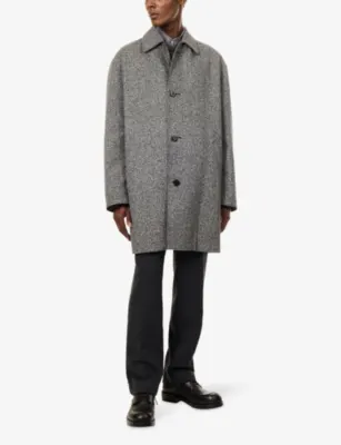 MARNI Point Collar Wool-Blend Coat detail 2