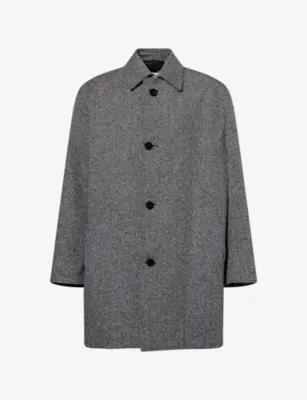 MARNI Point Collar Wool-Blend Coat
