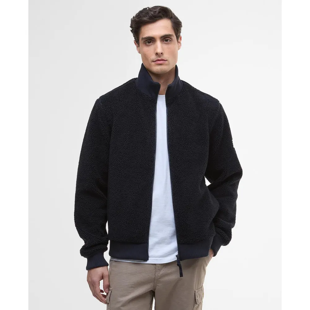 Barbour International Men's Dinstone Fleece Long Sleeve Teddy Coat detail 2