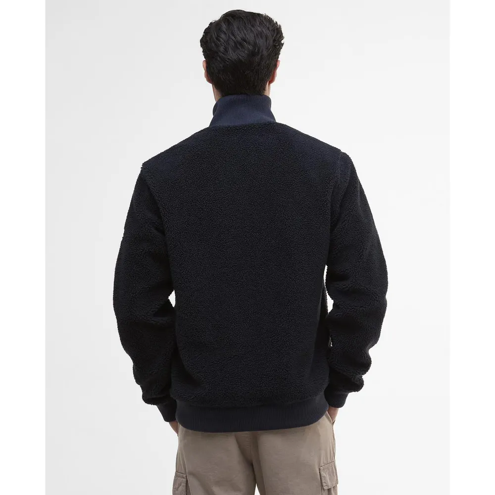 Barbour International Men's Dinstone Fleece Long Sleeve Teddy Coat detail 3