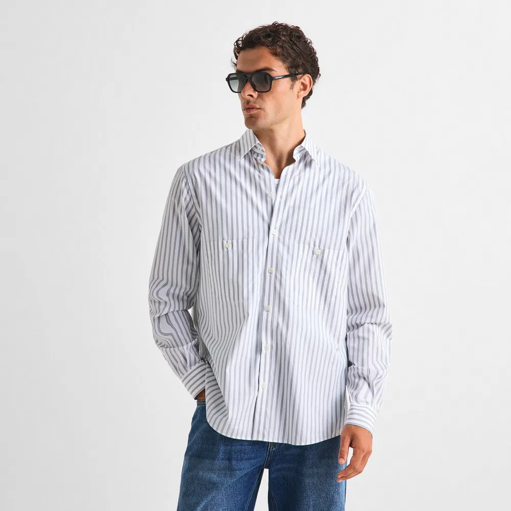 Dolce and Gabbana DG Shr Strpe LSShirt Sn61 detail 3