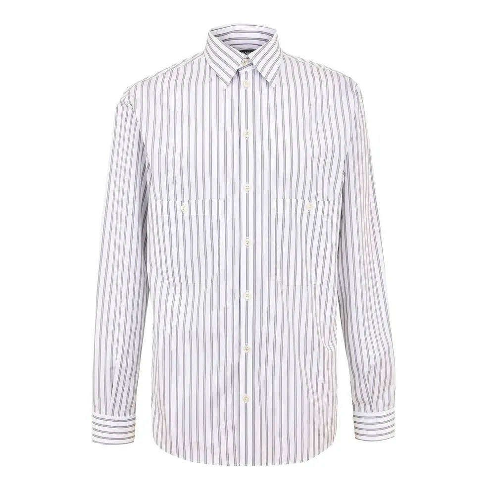 Dolce and Gabbana DG Shr Strpe LSShirt Sn61