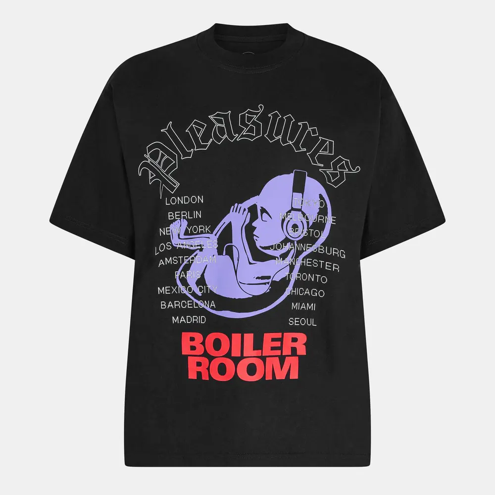 Pleasures Men's Pleasur Headphone Te T-Shirt