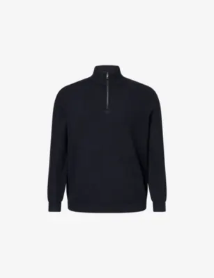 NOBL Elson Quarter-Zip Knitted Jumper