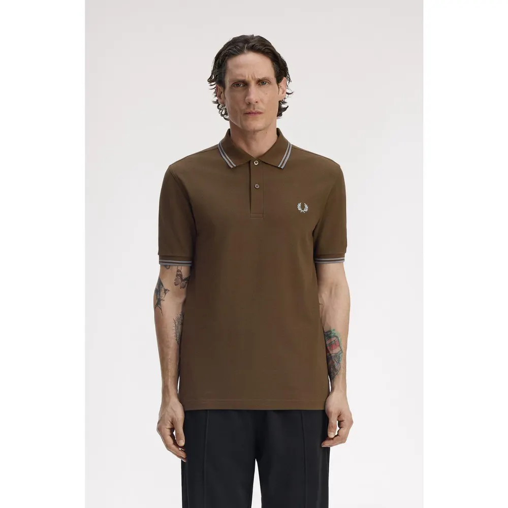 Fred Perry Short Sleeve Twin Tipped Polo Shirt detail 3
