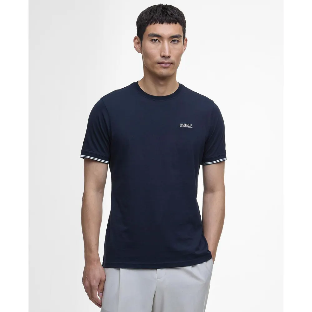 Barbour International Philip Tipped T-shirt detail 2