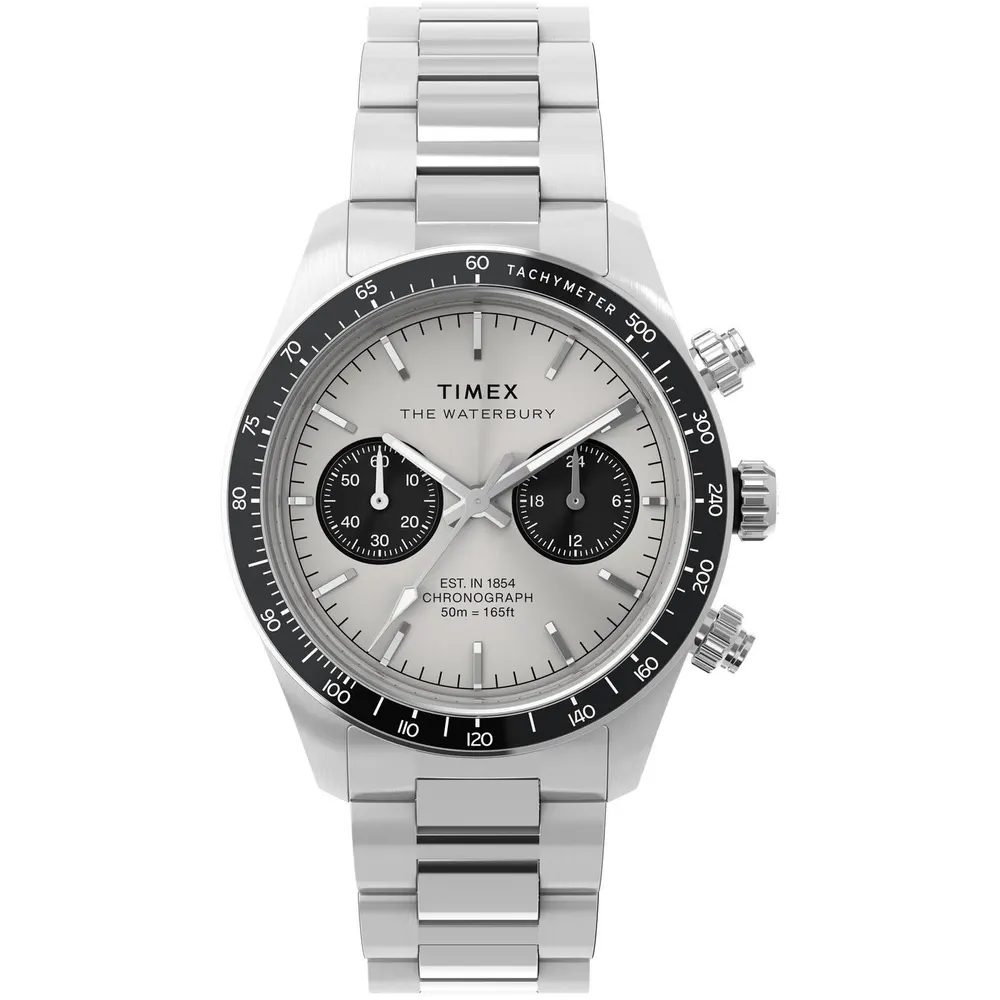 Timex Men's L Waterbury Quartz Watch in Silver – Accessories