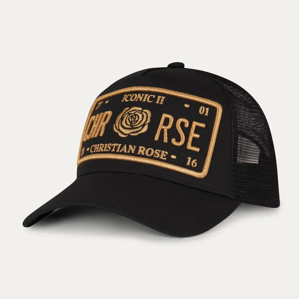 Christian Rose Iconic II Plate Trucker Cap