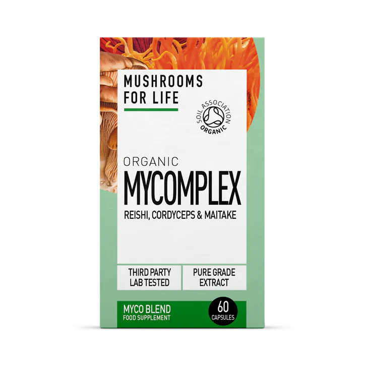 Mushrooms For Life Organic Mycomplex Myco Blend Capsules 60 Caps
