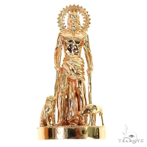 RINA - For Him DISCORD MAX Medium St. Lazarus Pendant 67746 in Rose Gold – Pendant