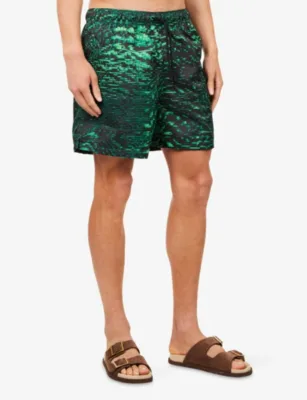 For Him Club Woven Flow Shorts in BLACK, additional product view 3