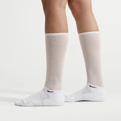 Nike Everyday Elevated Over-The-Calf Socks (1 Pair) - White/Platinum Tint