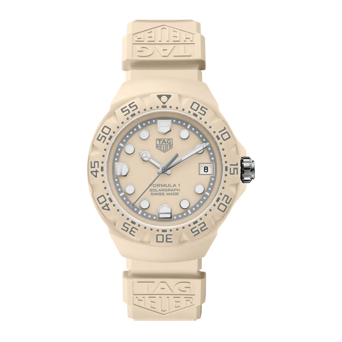 TAG Heuer Formula 1 Solargraph Limited Edition 38mm Unisex Watch Beige