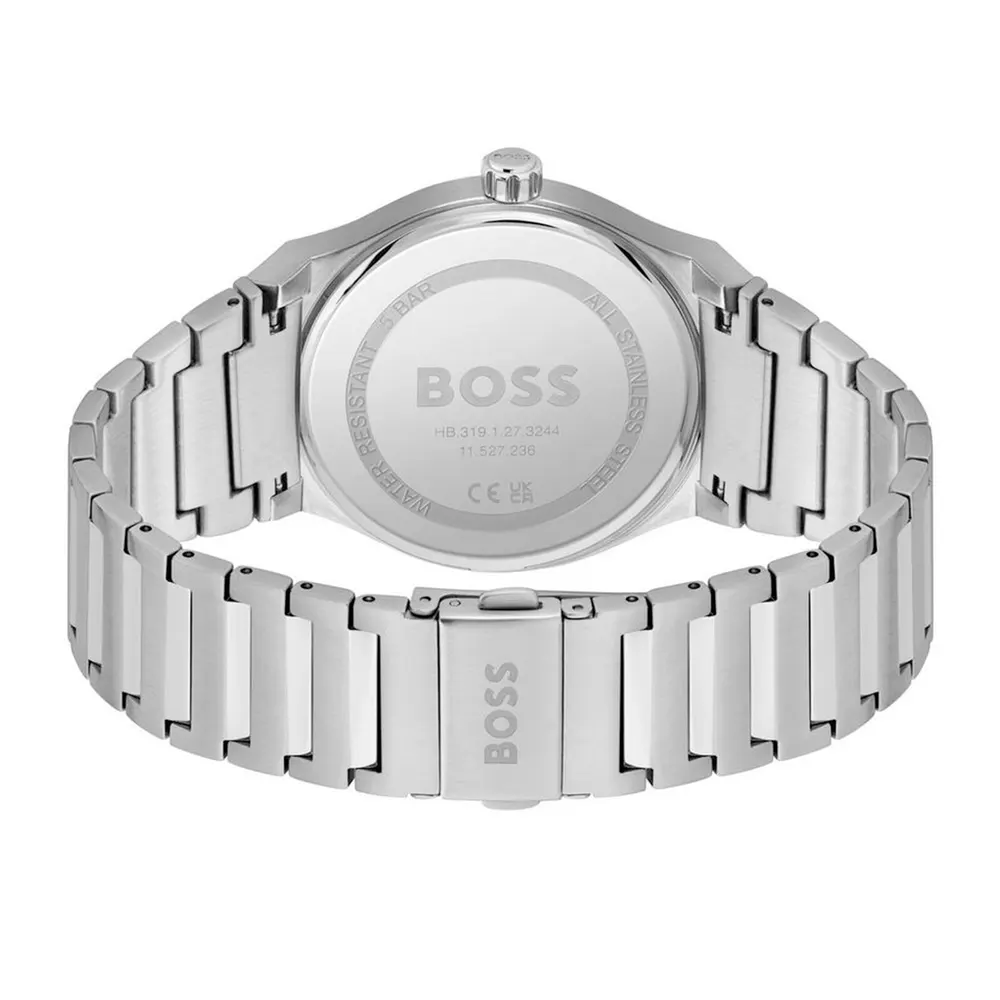BOSS Candor Black Mens 41mm Watch in Green, additional product view 3