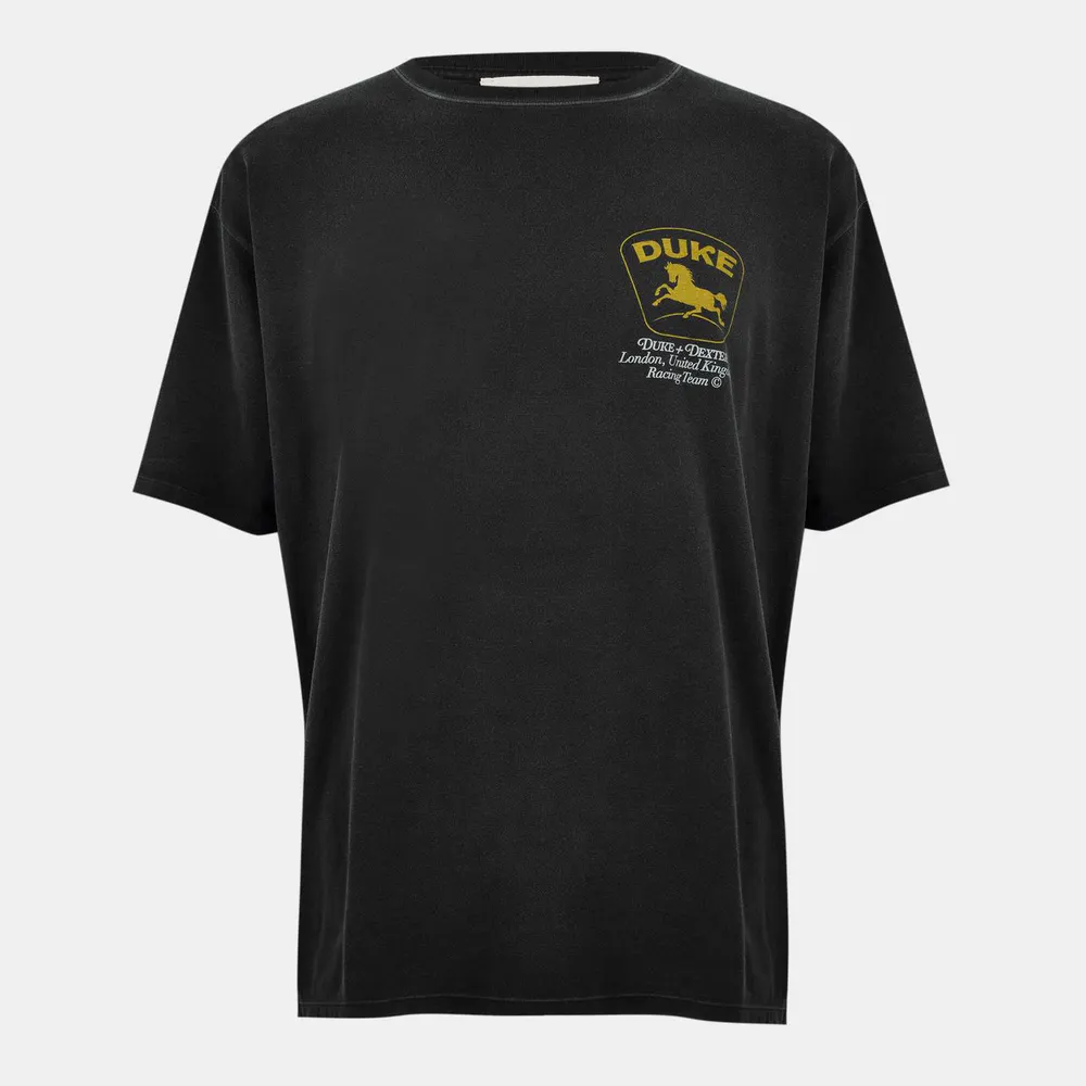 Duke and Dexter Men's Oversized T-Shirt in Black Yellow – Clothing