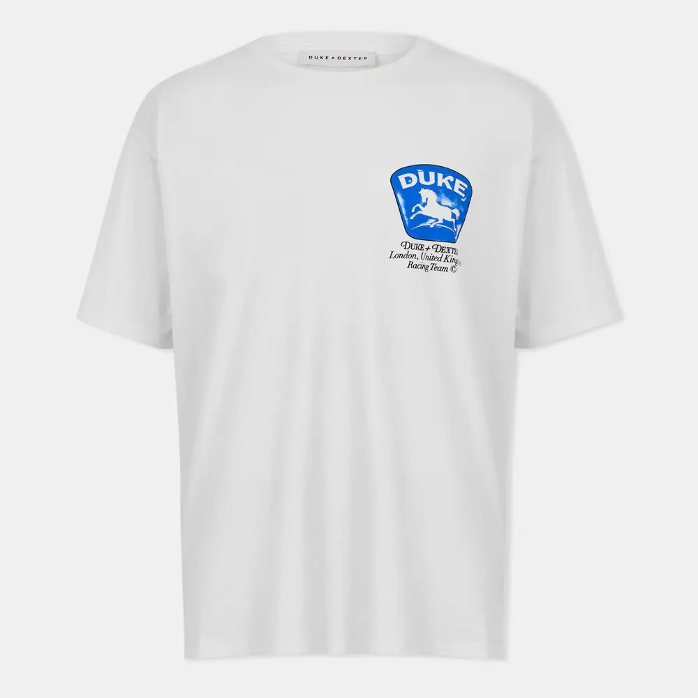 Duke and Dexter Men's Oversized T-Shirt in Vintage White – Clothing