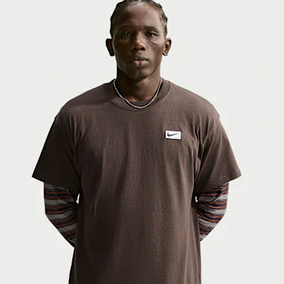 Nike Sportswear Men's T-Shirt - Baroque Brown/Sail