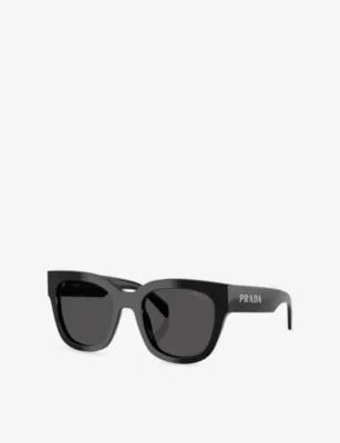 PRADA PR C04S Square-Frame Acetate Sunglasses detail 2