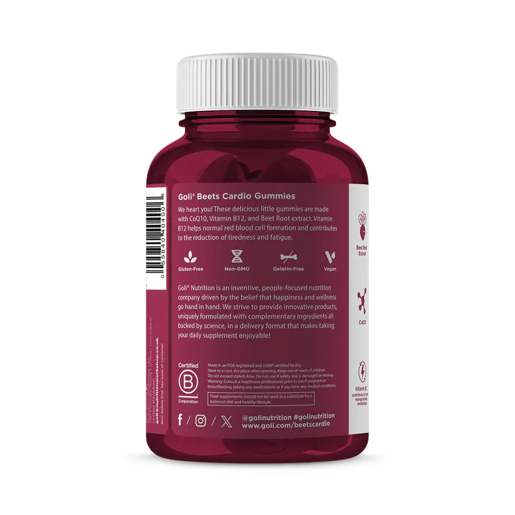 Goli Beets Cardio Gummies 60, additional product view 3