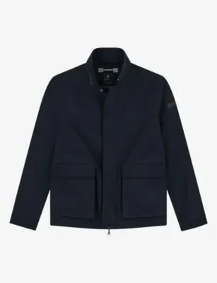 BOGGI MILANO B-Tech Zip-Up Woven Bomber Jacket