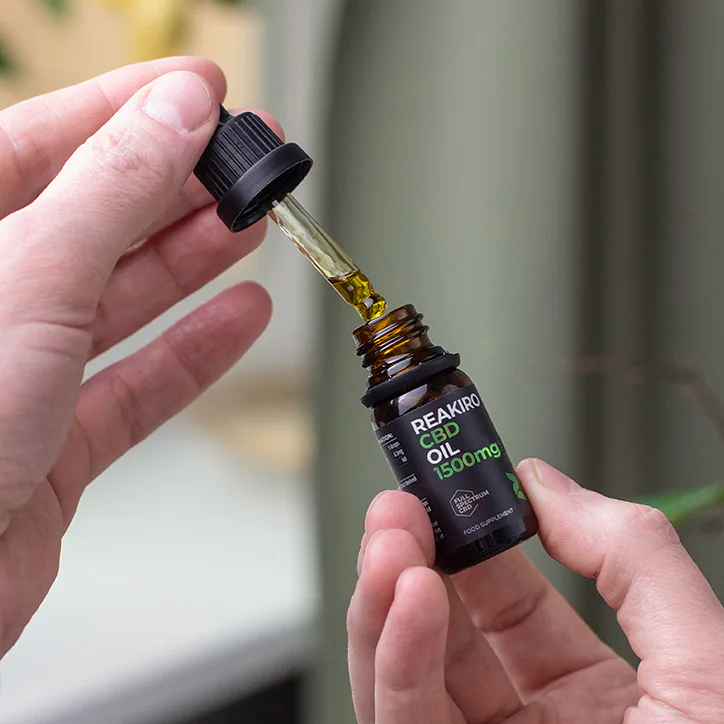 Reakiro CBD Oil 1500mg 10 ml, additional product view 2