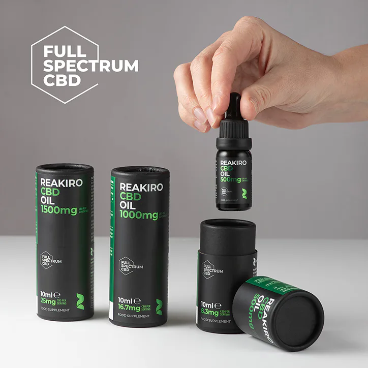 Reakiro CBD Oil 1500mg 10 ml, additional product view 3