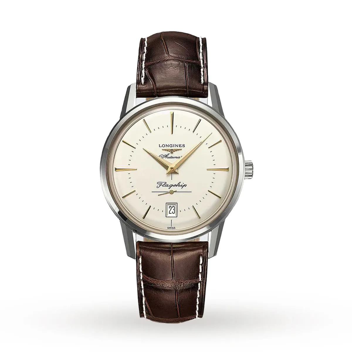 Longines Heritage Flagship 38.5mm Automatic Mens Watch