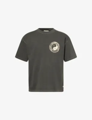 HONOR THE GIFT Breathe In Breathe Out Graphic-Print Cotton T-Shirt
