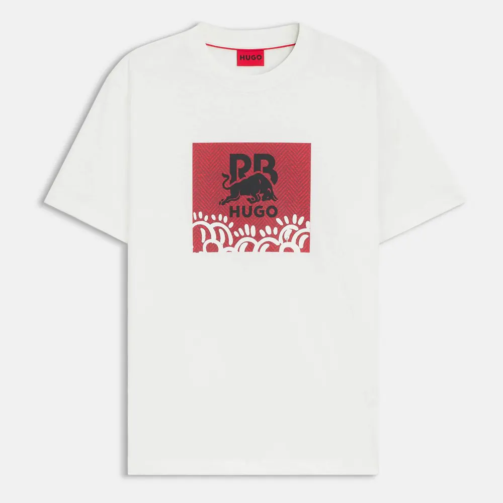Hugo x RB x VCARB by Slawn Graphic T-Shirt in White 102 – Clothing
