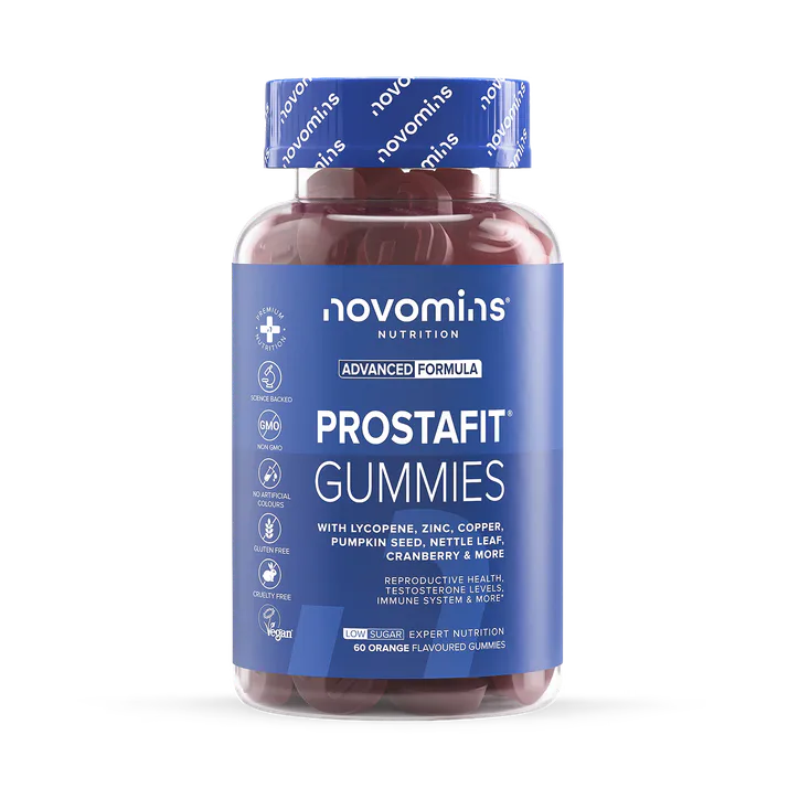 Novomins Prostafit Orange Flavoured 60 Gummies