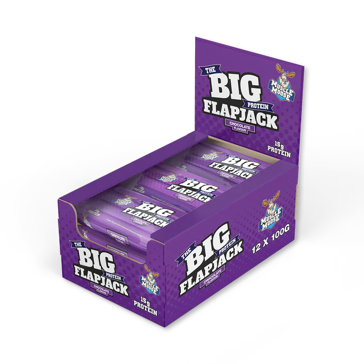 Muscle Moose Big Protein Flapjack - Chocolate 12 x 100g