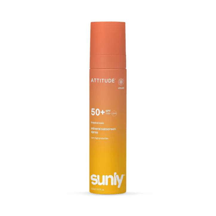 Attitude Mineral Sunscreen Spray SPF50 Tropical
