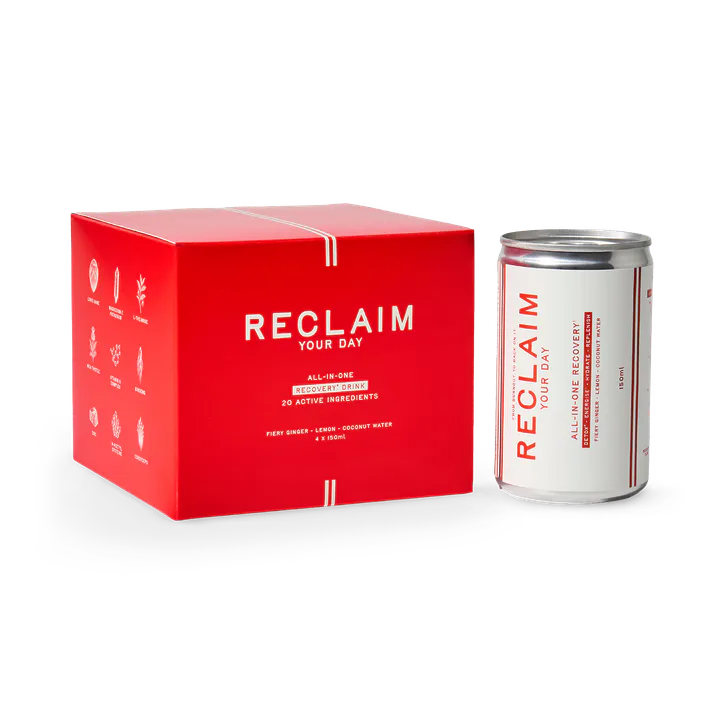 Reclaim Recovery Drink - 20 Active Ingredients - 4 x 150ml