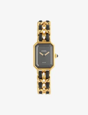 THIS OLD THING LONDON Pre-Loved Chanel Premiere Large Gold-Plated Stainless-Steel Quartz Watch in GOLD – Jewellery & Watches | Mens luxury watches