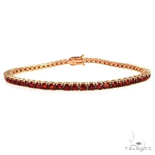 PIA - For Him GEMSTONES Red Sapphire Tennis Bracelet 69036