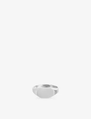 NINETWOFIVE Tariq Sterling-Silver Signet Ring - M