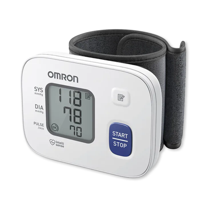 Omron Wrist Bpm (Hem-6161-E) White/Grey Rs2, additional product view 2