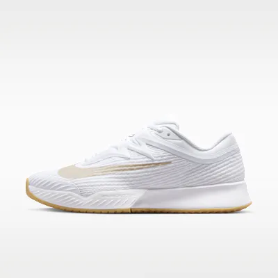 Nike Vapor Pro 3 Men's Hard Court Tennis Shoes - White/Summit White/Linen/Light Orewood Brown