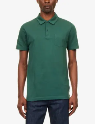 SUNSPEL Riviera Short-Sleeve Cotton Polo Shirt detail 3