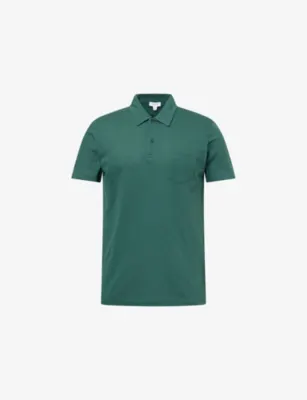 SUNSPEL Riviera Short-Sleeve Cotton Polo Shirt