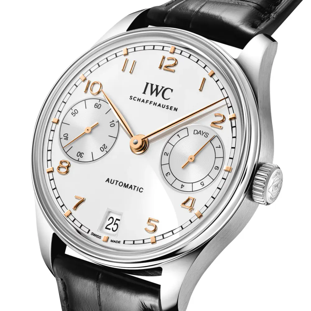 IWC Portugieser Automatic 42 Silver Moon detail 3