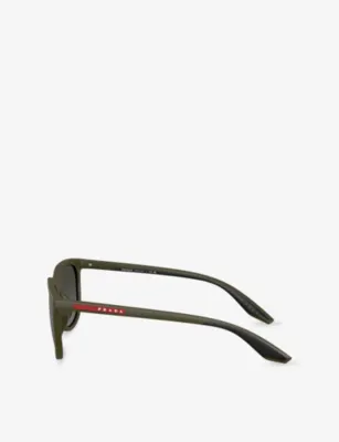 PRADA LINEA ROSSA PS B09SU Square-Frame Acetate Sunglasses detail 2